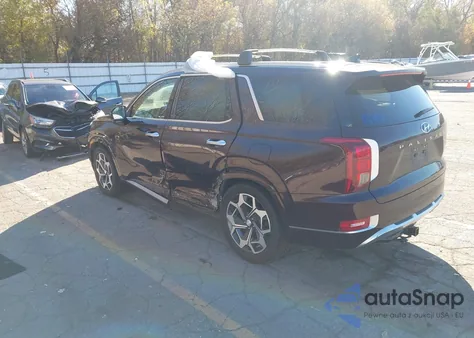 2022 Hyundai Palisade Calligraphy from USA, damaged, VIN KM8R7DHE5NU335809